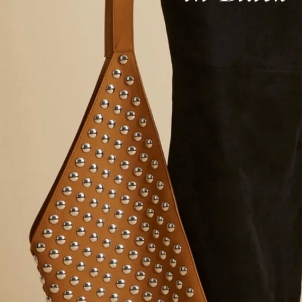 Studded KHAITE Tan Shoulder Bag